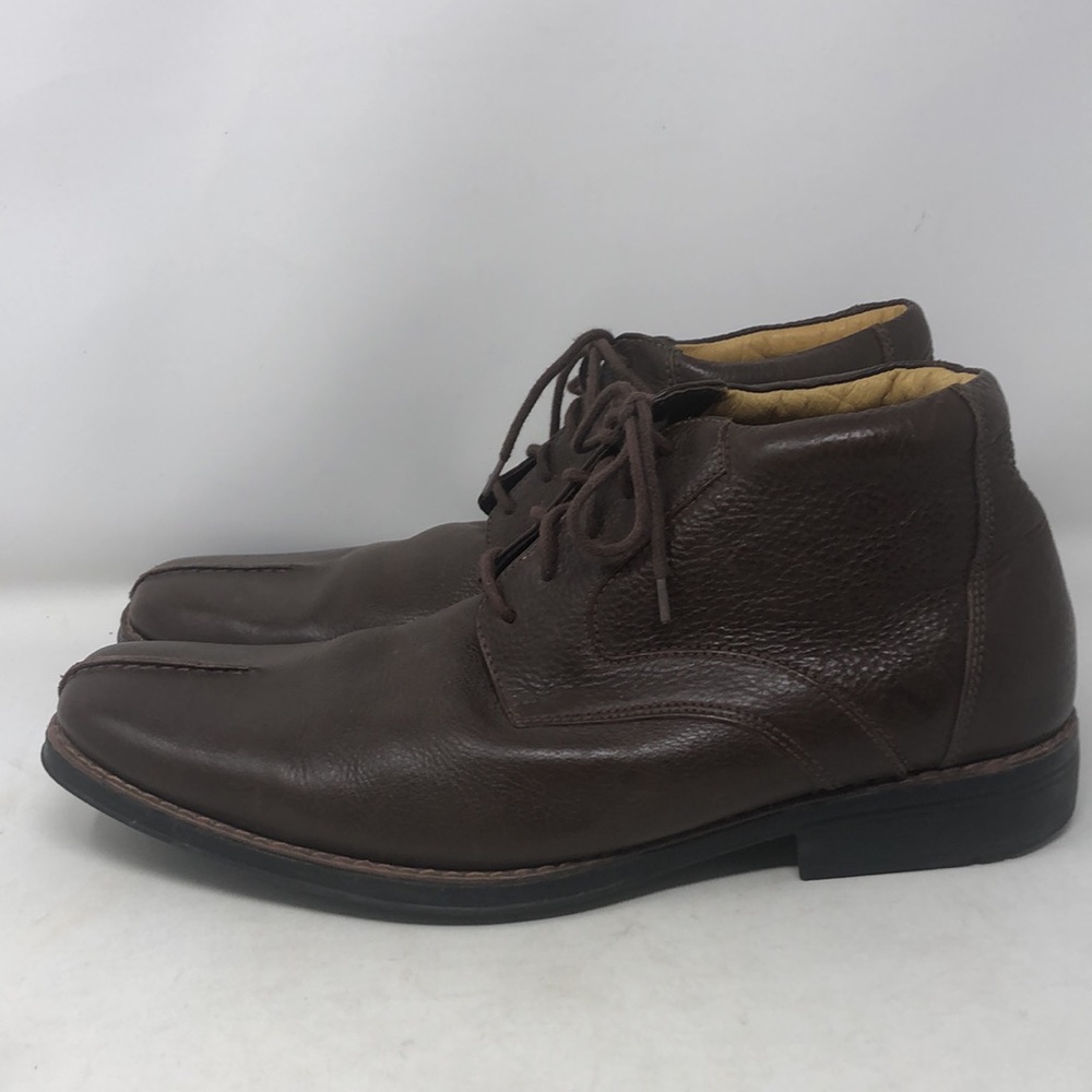 Sandro Comfort Soft and Gel Buttery Soft Chocolate Leather Chukka Boots - Picture 6 of 13